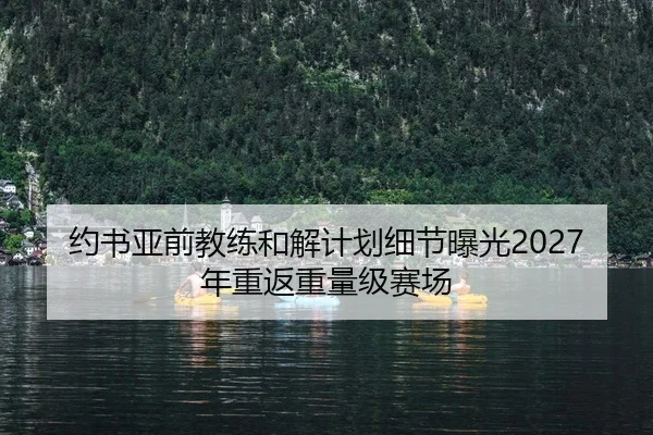约书亚前教练和解计划细节曝光2027年重返重量级赛场